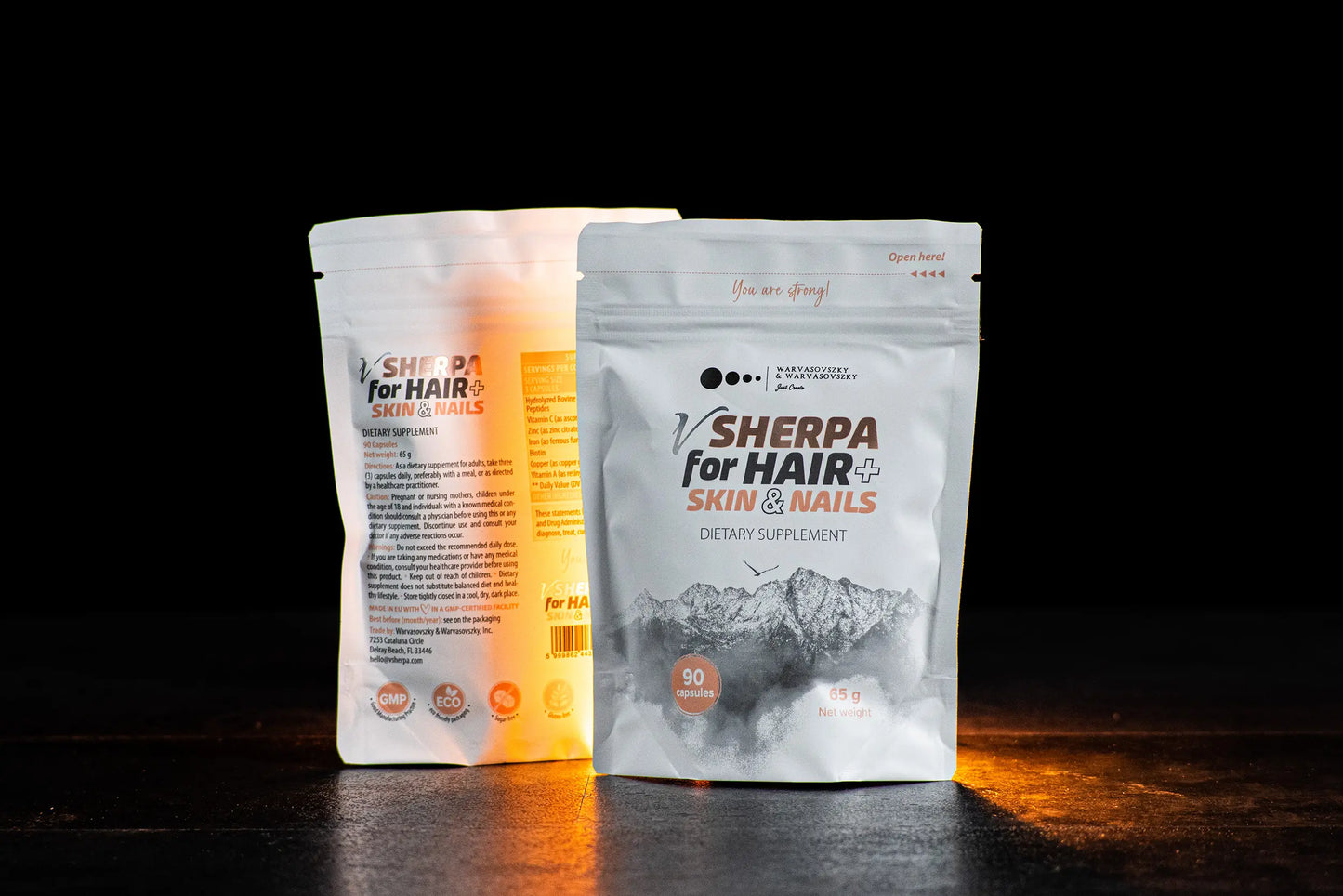 vSherpa for Hair, Skin & Nails Dietary Supplement