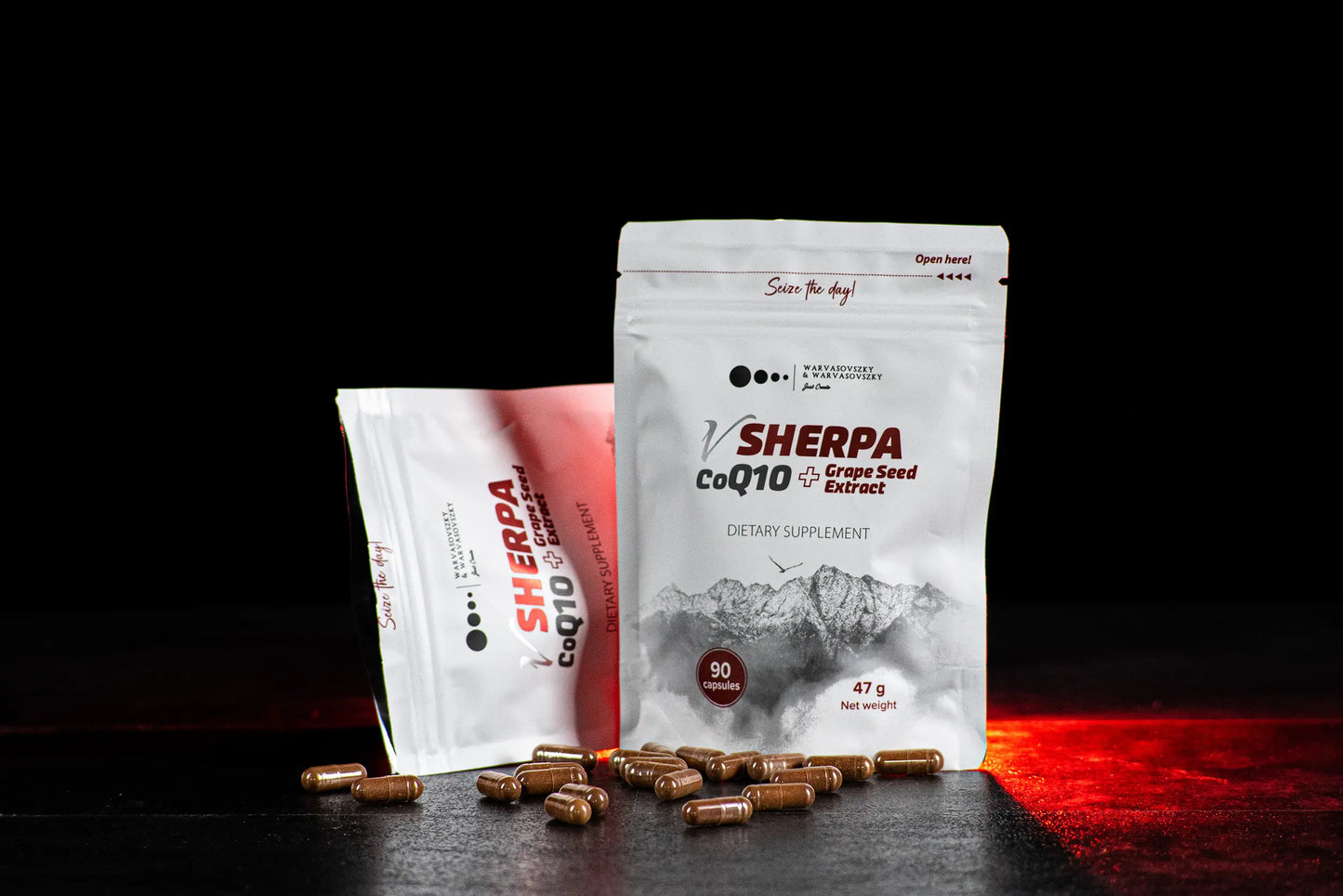 vSherpa CoQ10 + Grape Seed Extract Dietary Supplement
