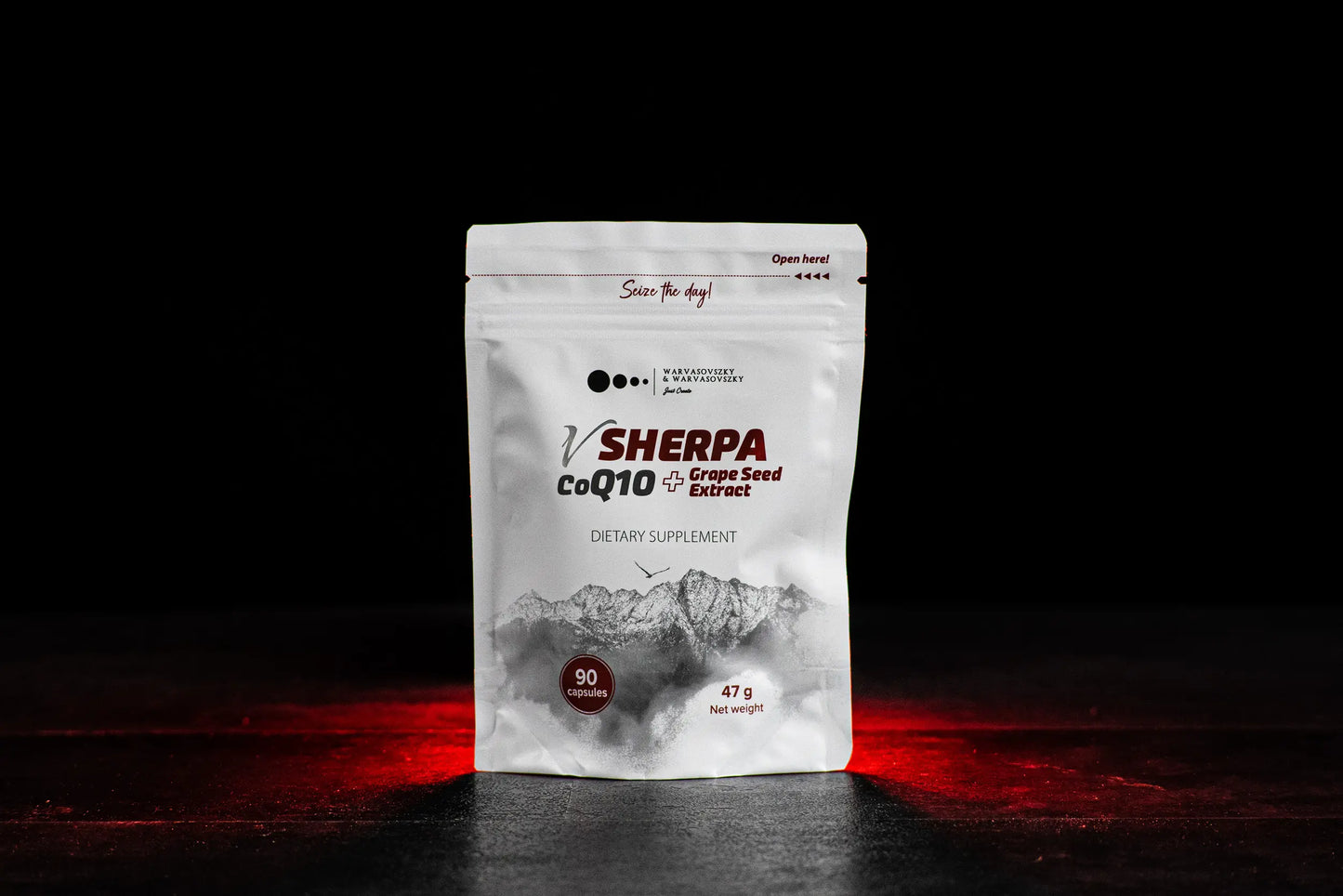 vSherpa CoQ10 + Grape Seed Extract Dietary Supplement