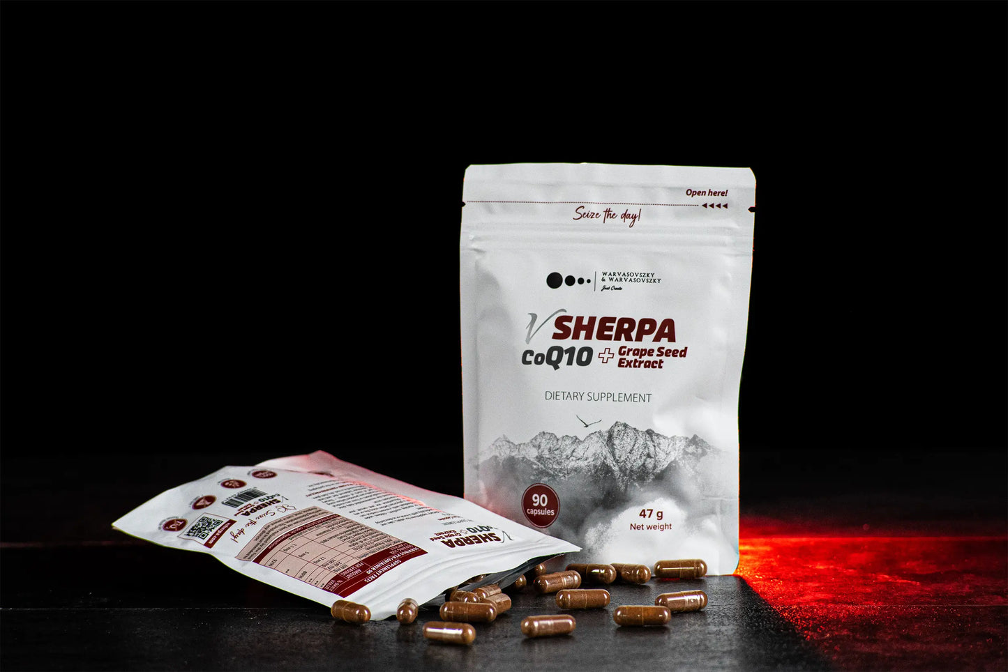 vSherpa CoQ10 + Grape Seed Extract Dietary Supplement