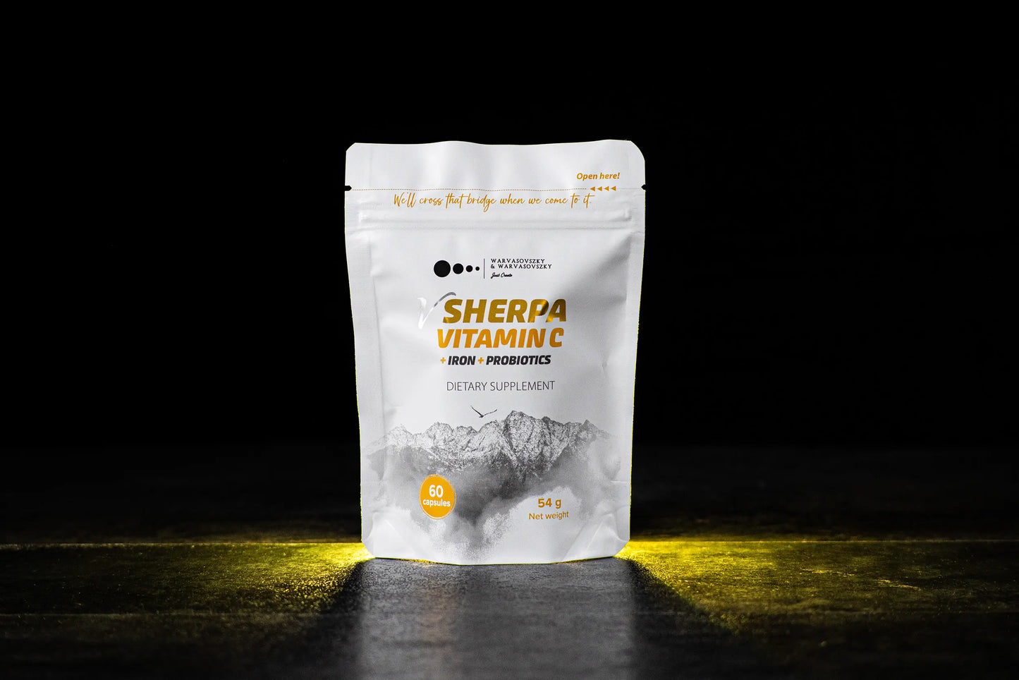 vSherpa Vitamin C + Iron + Probiotics Dietary Supplement