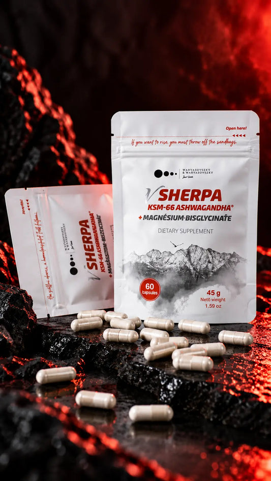 vSherpa KSM-66® Ashwagandha + Magnesium Bisglycinate Dietary Supplement