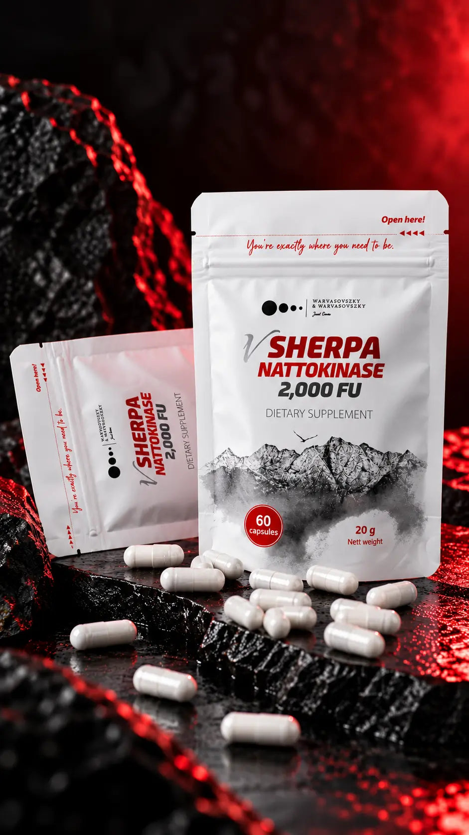vSherpa Nattokinase 2,000 FU Dietary Supplement